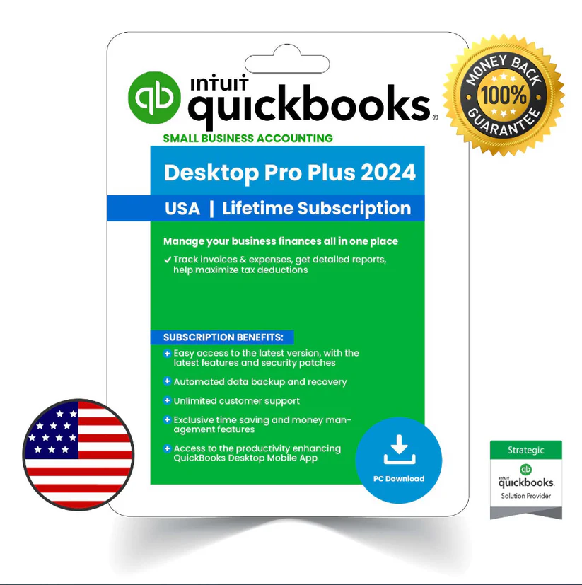 Quickbooks Desktop Pro Plus 2024 Lifetime Subscription